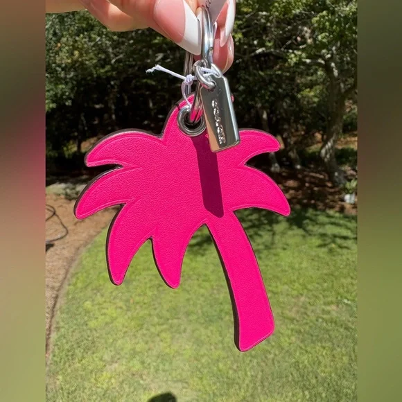 Coach Dragon Fruit Pink Keychain - Picture 1 of 6